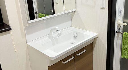 2026/02/09 兵庫県尼崎市のお客様｜洗面台交換の施工事例